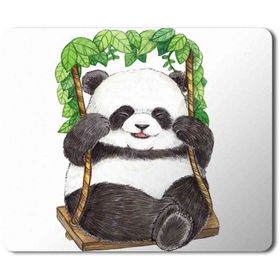 Art Hediye Panda Bear Baskılı 23x19 cm Mouse Pad
