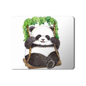 Art Hediye Panda Bear Baskılı 23x19 cm Mouse Pad
