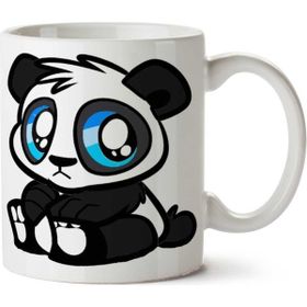 Art Hediye Panda Bear Giant Baby İki Tarafı Baskılı Kupa Bardak