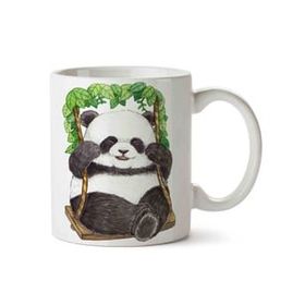Art Hediye Panda Bear İki Tarafı Baskılı Kupa Bardak