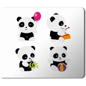 Art Hediye Panda Cutenes Baskılı 23x19 cm Mouse Pad