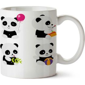 Art Hediye Panda Cutenes İki Tarafı Baskılı Kupa Bardak