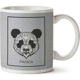 Art Hediye Panda Graphic Art İki Tarafı Baskılı Kupa Bardak