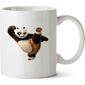 Art Hediye Panda Karate Spor İki Tarafı Baskılı Kupa Bardak