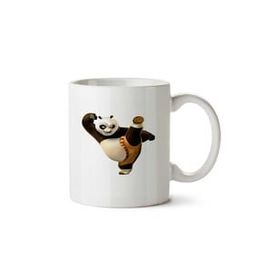 Art Hediye Panda Karate Spor İki Tarafı Baskılı Kupa Bardak