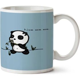 Art Hediye Panda Nom Nom İki Tarafı Baskılı Kupa Bardak