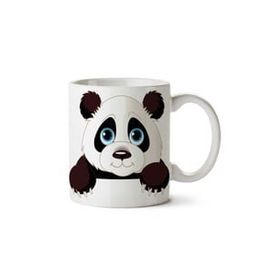 Art Hediye Panda Sevimli Bakış İki Tarafı Baskılı Kupa Bardak