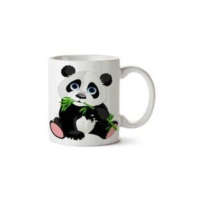 Art Hediye Panda Sevimli Panda İki Tarafı Baskılı Kupa Bardak
