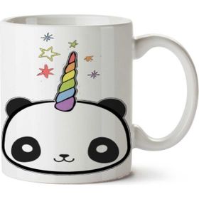 Art Hediye Panda Unicorn İki Tarafı Baskılı Kupa Bardak