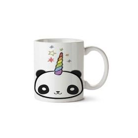 Art Hediye Panda Unicorn İki Tarafı Baskılı Kupa Bardak