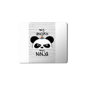 Art Hediye Panda Unicorn Ninja Baskılı 23x19 cm Mouse Pad