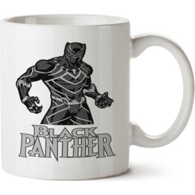 Art Hediye Pantera Negra 3 İki Tarafı Baskılı Kupa Bardak