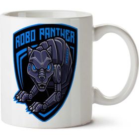 Art Hediye Panther Robot İki Tarafı Baskılı Kupa Bardak
