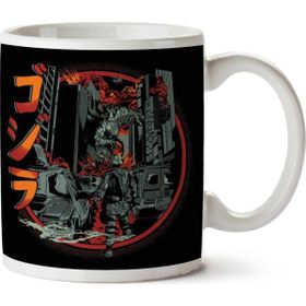 Art Hediye Path of Destruction Godzilla Baskılı Kupa Bardak
