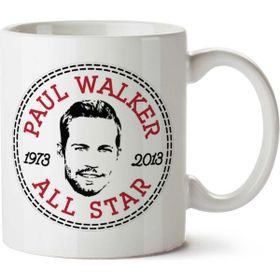 Art Hediye Paul Walker All Star Converse Logo İki Tarafı Baskılı Kupa Bardak