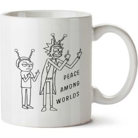 Art Hediye Peace Among Worlds İki Tarafı Baskılı Kupa Bardak