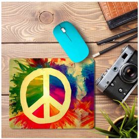 Art Hediye Peace Barış Sembol 3 Baskılı 23x19 cm Mouse Pad