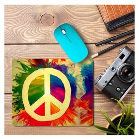 Art Hediye Peace Barış Sembol Baskılı 23x19 cm Mouse Pad