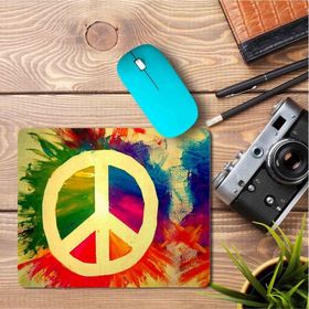 Art Hediye Peace Barış Sembol Baskılı 23x19 cm Mouse Pad