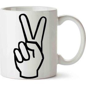 Art Hediye Peace Barış Sembol Kupa Bardak