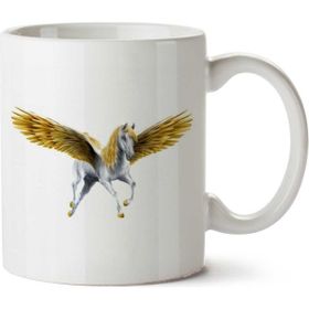 Art Hediye Pegasus Horse At İki Tarafı Baskılı Kupa Bardak