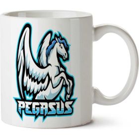 Art Hediye Pegasus Kanat İki Tarafı Baskılı Kupa Bardak