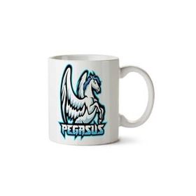 Art Hediye Pegasus Kanat İki Tarafı Baskılı Kupa Bardak