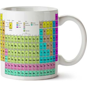 Art Hediye Periodic Table Periyodik Tablo Element Kimya iki Tarafı Baskılı Kupa Bardak
