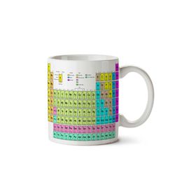 Art Hediye Periodic Table Periyodik Tablo Element Kimya iki Tarafı Baskılı Kupa Bardak