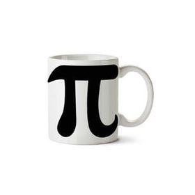 Art Hediye Pi Günü Matematik İki Tarafı Baskılı Kupa Bardak
