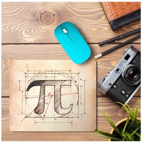 Art Hediye Pi Sayısı Baskılı 23x19 cm Mouse Pad