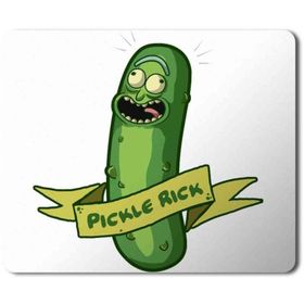Art Hediye Pickle Rick Baskılı 23x19 cm Mouse Pad