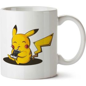 Art Hediye Pikachu Smartphone Pokemon İki Tarafı Baskılı Kupa Bardak