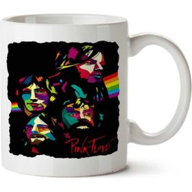 Art Hediye Pink Floyd Renksel İki Tarafı Baskılı Kupa Bardak