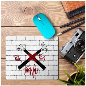 Art Hediye Pink Floyd the Wall Çekiç Baskılı 23x19 cm Mouse Pad