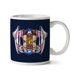 Art Hediye Pink Ranger Power Rangers İki Tarafı Baskılı Kupa Bardak