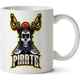 Art Hediye Pirates İki Tarafı Baskılı Kupa Bardak