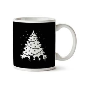 Art Hediye Pokemon Christmas Tree İki Tarafı Baskılı Kupa Bardak