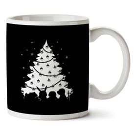 Art Hediye Pokemon Christmas Tree İki Tarafı Baskılı Kupa Bardak