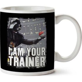 Art Hediye Pokemon Darth Vader I Am Your Trainer Star Wars İki Tarafı Baskılı Kupa Bardak