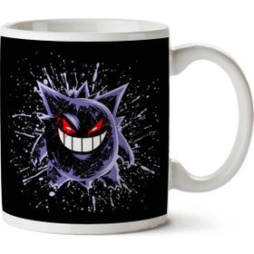 Art Hediye Pokemon Gengar Splatter İki Tarafı Baskılı Kupa Bardak
