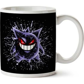 Art Hediye Pokemon Gengar Splatter İki Tarafı Baskılı Kupa Bardak