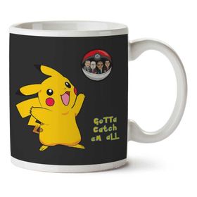 Art Hediye Pokemon Gotta Catch Them All World Leaders İki Tarafı Baskılı Kupa Bardak