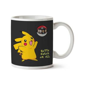 Art Hediye Pokemon Gotta Catch Them All World Leaders İki Tarafı Baskılı Kupa Bardak