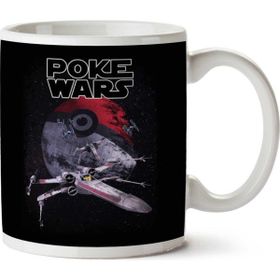 Art Hediye Pokemon Poke Wars Death Star Star Wars Baskılı Kupa Bardak