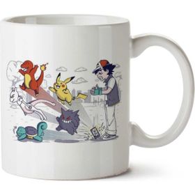 Art Hediye Pokemon Pokemobile Crash İki Tarafı Baskılı Kupa Bardak