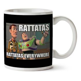 Art Hediye Pokemon Rattatas Everywhere Woody Buzz Toy Story Pixar iki Tarafı Baskılı Kupa Bardak