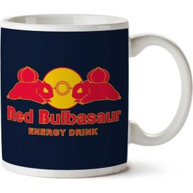 Art Hediye Pokemon Red Bulbasaur Energy Drink İki Tarafı Baskılı Kupa Bardak