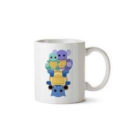 Art Hediye Pokemon Squirtle Wartortle Blastoise İki Tarafı Baskılı Kupa Bardak