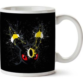 Art Hediye Pokemon Umbreon Splatter İki Tarafı Baskılı Kupa Bardak